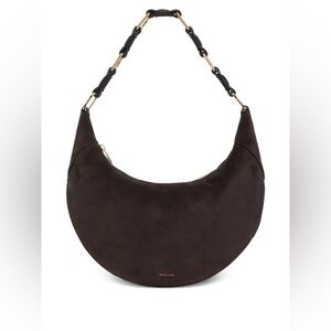 ANINE BING Kate shoulder bag Bag in Dark Brown Suede